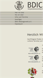 Mobile Screenshot of bdic.de