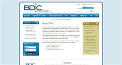 Desktop Screenshot of bdic.org.bb
